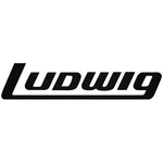 Ludwig P4062b Black Logo Bass Drum Decal Sticker, 2" X 5.5". Fixed Price $12.99.