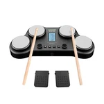 Pd405 Tabletop Electric Drum Set, With 163 Percussion Sounds, 4 Velocity-sens.... Fixed Price $118.75.