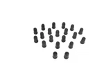 Set Of 20 1/2'' Black Wheel Lug Nuts 6 Spline Fits Ford Jeep. Fixed Price $45.10.