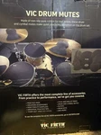 Vic Firth Drum Set Mutes-complete Fusion Kit 22"-in Box-never Used-8 Pads-usa Ma. Fixed Price $94.00.