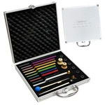 Tenfly Solfeggio Tuning Fork Set - 10 Forks Perfect For Dna Healing, C.... Fixed Price $109.35.
