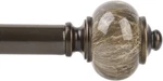 Kamanina 1 Inch Curtain Rods For Windows 72 To 144 Inches (6-12ft) Bronze Hea.... Fixed Price $48.00.