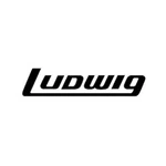 New Genuine Ludwig 2" X 5.5" Bass Drum Logo Sticker - Black, #p4062b. Fixed Price $12.43.